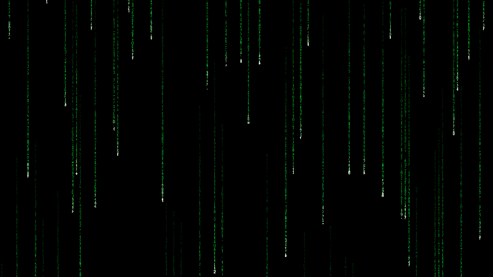 CodeRainSaver green code rain animation